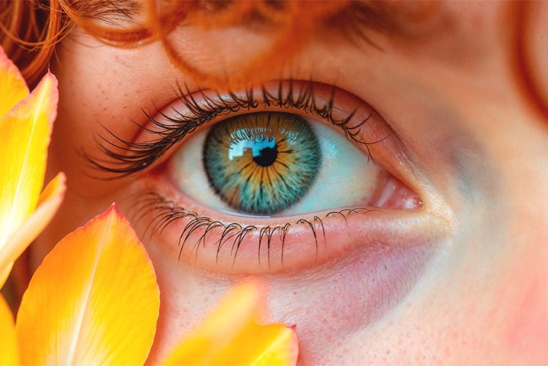 Green eyes